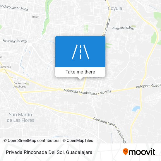 Privada Rinconada Del Sol map