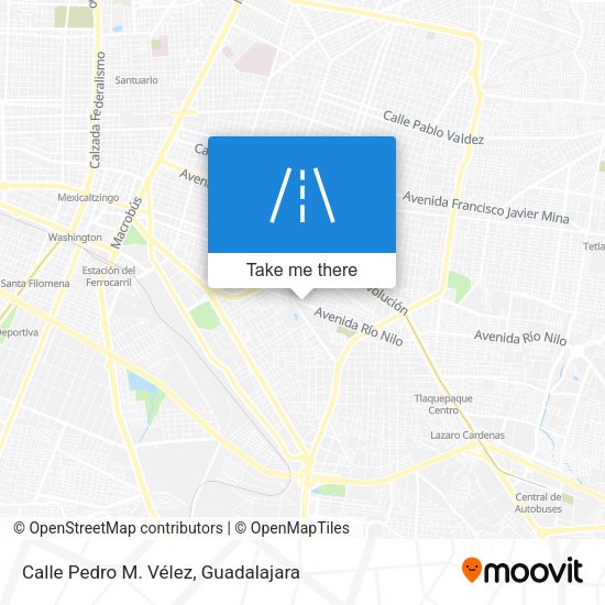 Calle Pedro M. Vélez map
