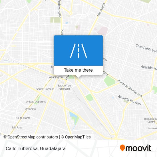 Mapa de Calle Tuberosa