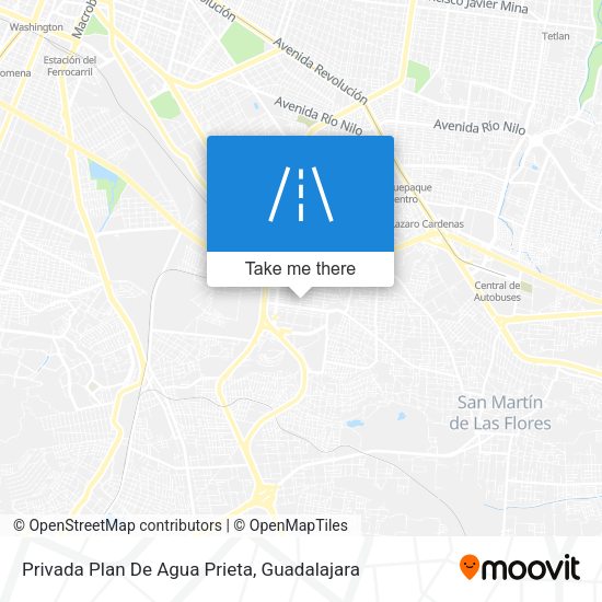 Mapa de Privada Plan De Agua Prieta