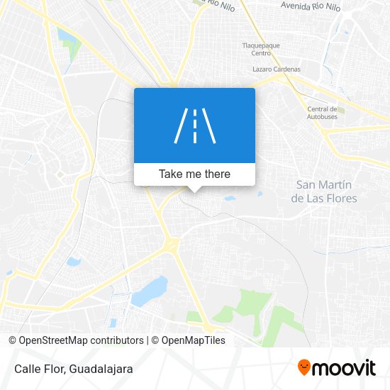 Mapa de Calle Flor