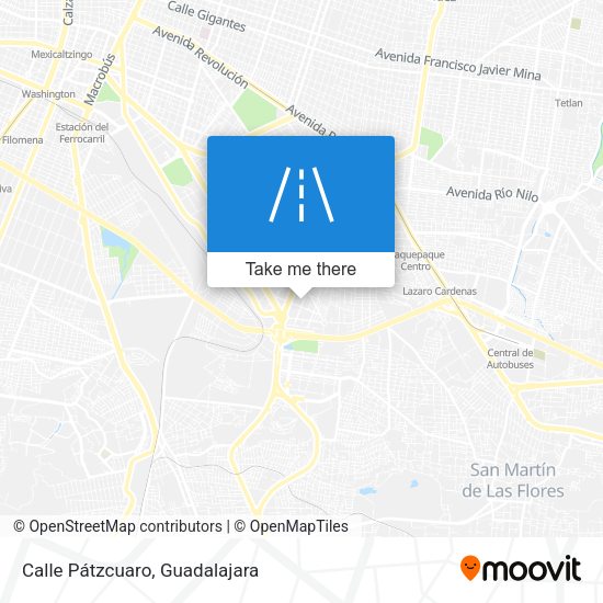 Calle Pátzcuaro map