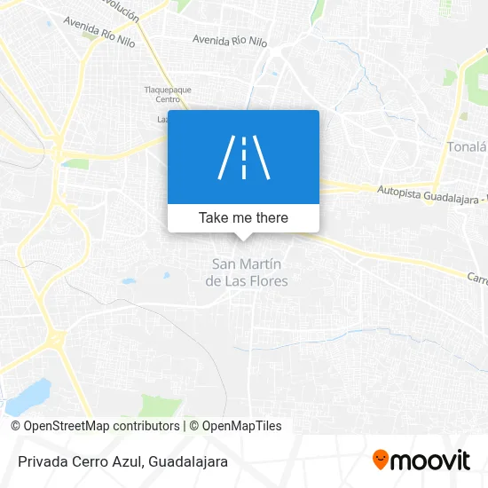 Privada Cerro Azul map