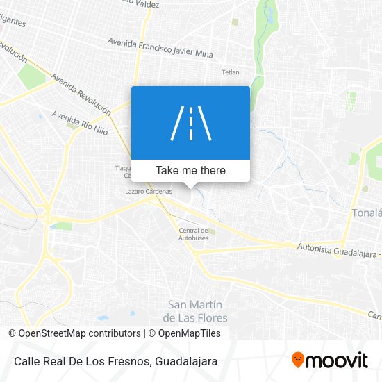 Mapa de Calle Real De Los Fresnos