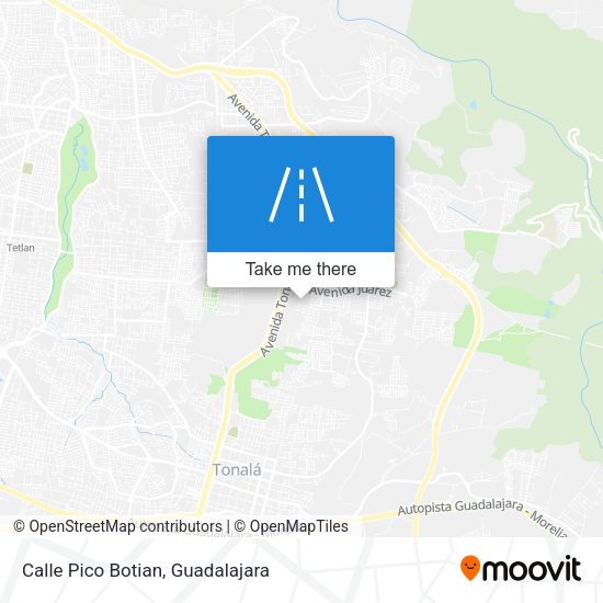 Calle Pico Botian map