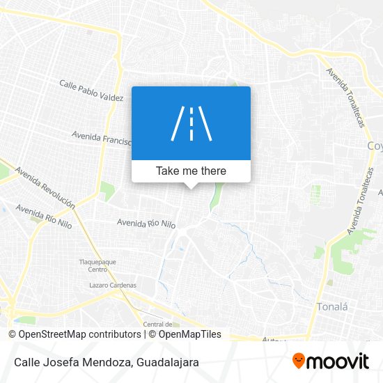 Calle Josefa Mendoza map