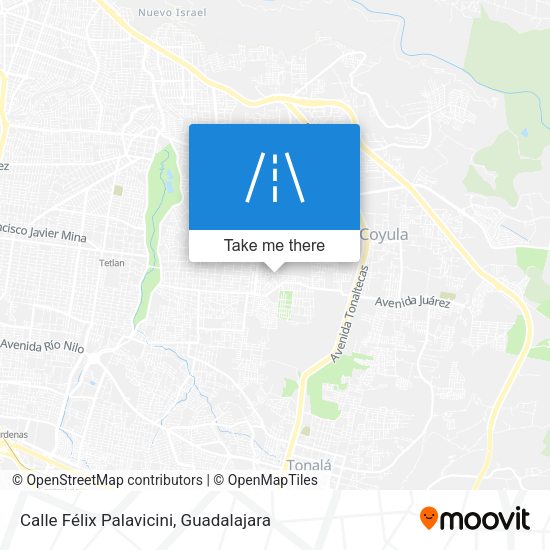 Calle Félix Palavicini map