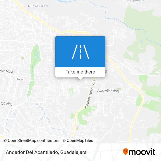 Andador Del Acantilado map