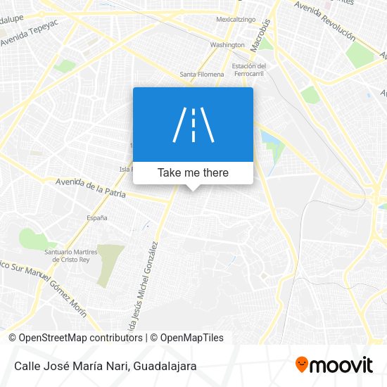 Mapa de Calle José María Nari