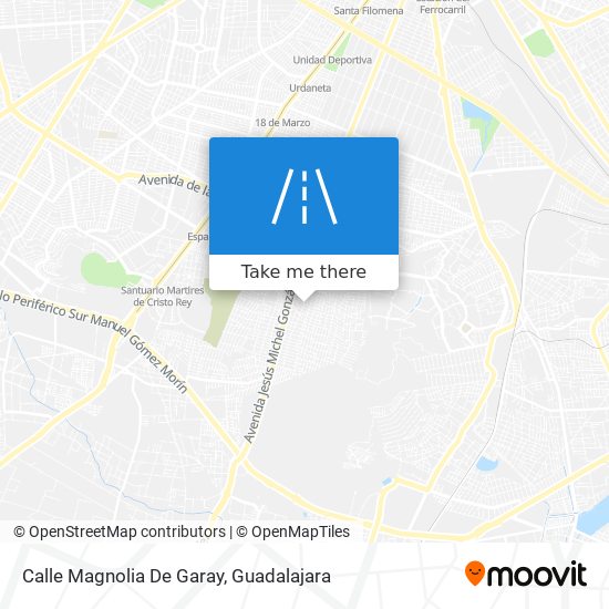 Calle Magnolia De Garay map