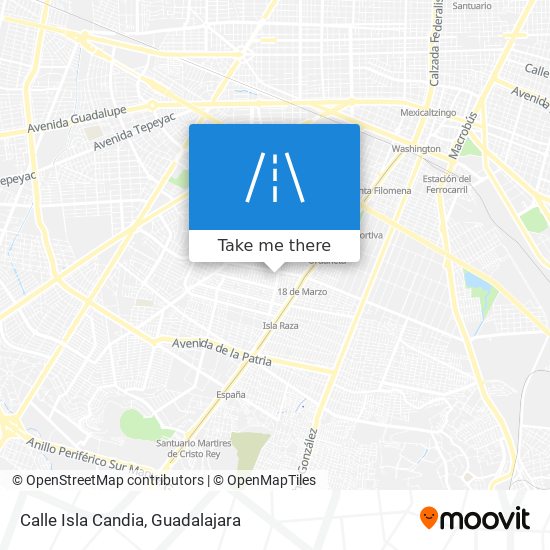 Calle Isla Candia map