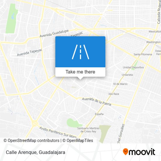 Mapa de Calle Arenque