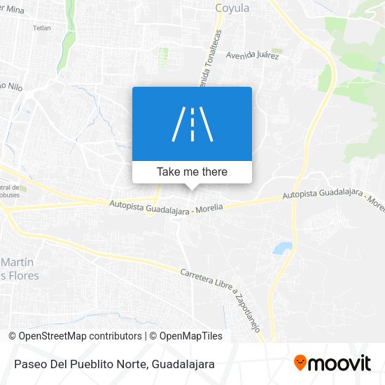 Paseo Del Pueblito Norte map