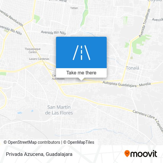 Mapa de Privada Azucena