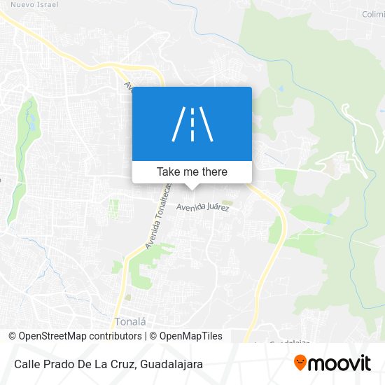 Calle Prado De La Cruz map