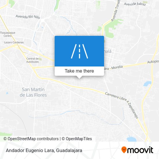 Andador Eugenio Lara map
