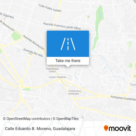 Mapa de Calle Eduardo B. Moreno