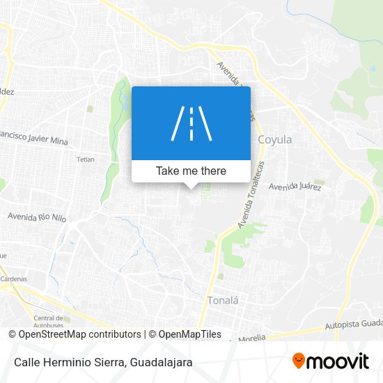 Calle Herminio Sierra map