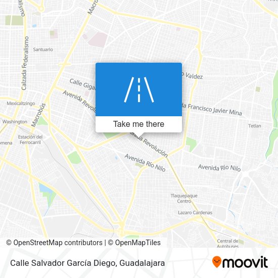 Calle Salvador García Diego map