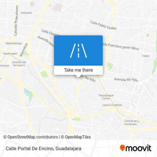 Calle Portal De Encino map