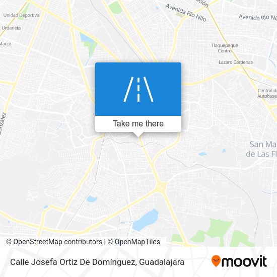 Calle Josefa Ortiz De Domínguez map
