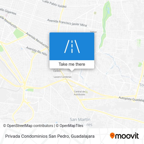 Privada Condominios San Pedro map