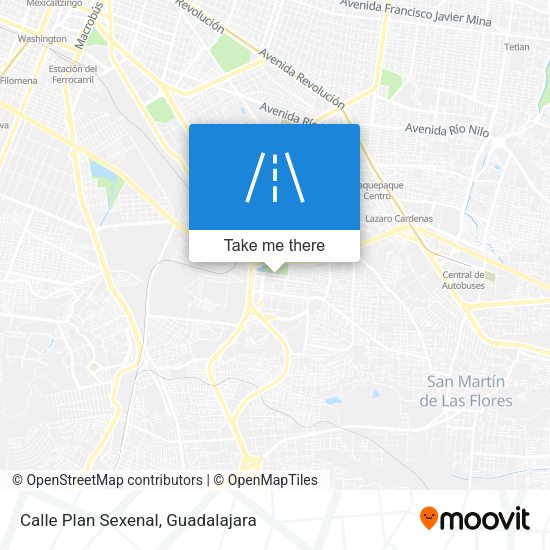 Calle Plan Sexenal map