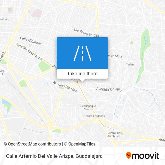 Calle Artemio Del Valle Arizpe map