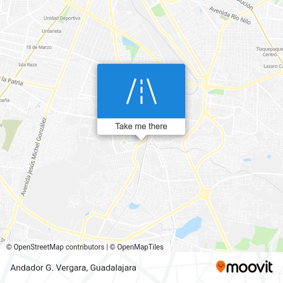 Andador G. Vergara map