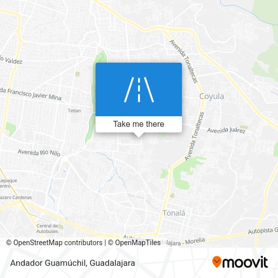 Mapa de Andador Guamúchil