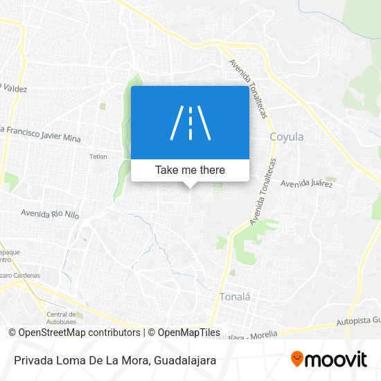 Privada Loma De La Mora map