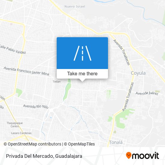 Privada Del Mercado map