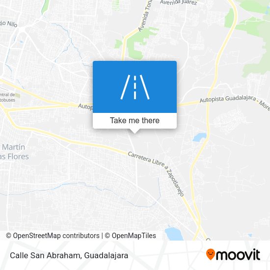 Calle San Abraham map