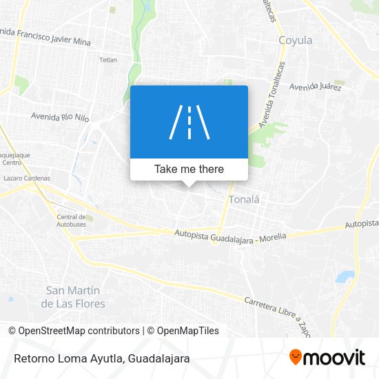 Mapa de Retorno Loma Ayutla