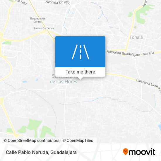 Mapa de Calle Pablo Neruda