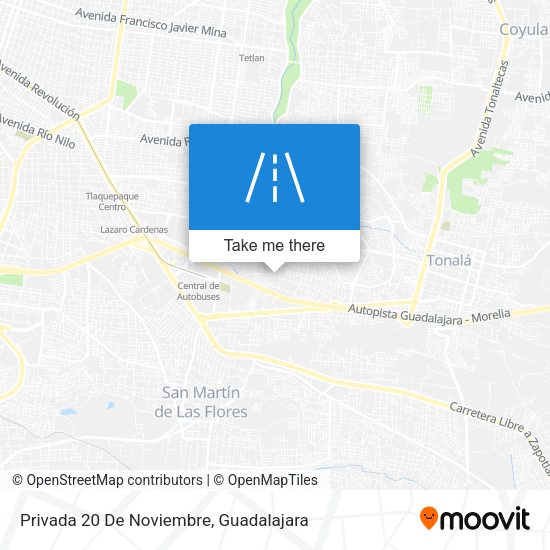 Privada 20 De Noviembre map