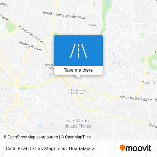 Calle Real De Las Magnolias map