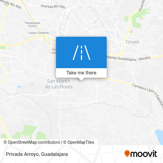 Mapa de Privada Arroyo