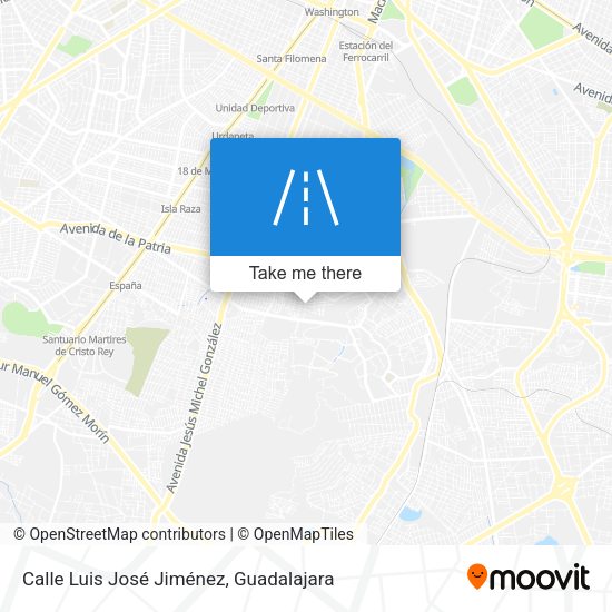 Calle Luis José Jiménez map