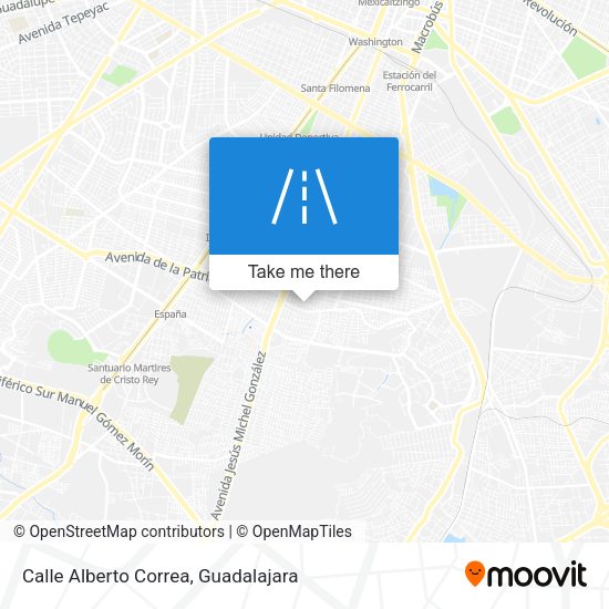 Mapa de Calle Alberto Correa