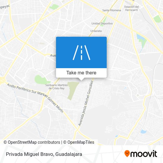 Mapa de Privada Miguel Bravo