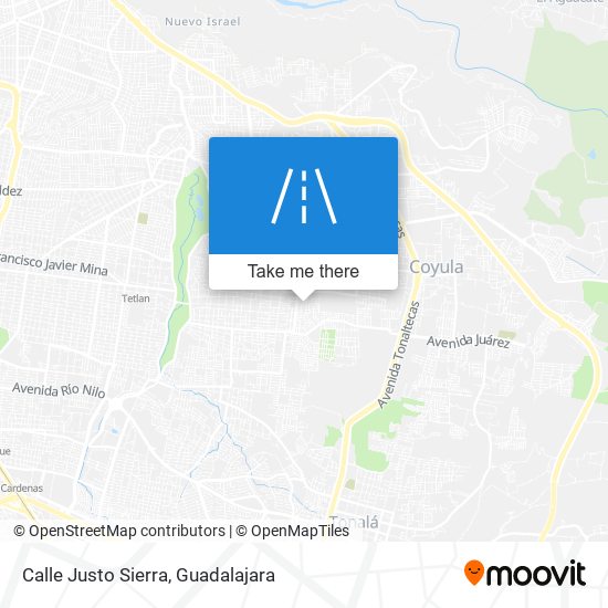 Calle Justo Sierra map