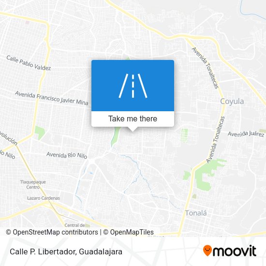 Calle P. Libertador map