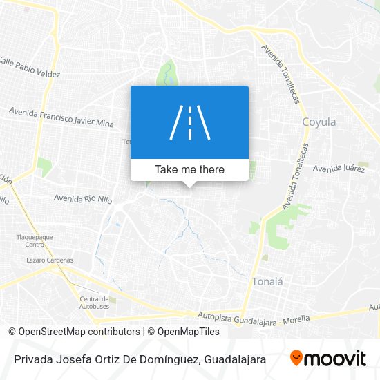 Privada Josefa Ortiz De Domínguez map