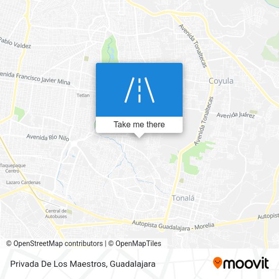 Privada De Los Maestros map