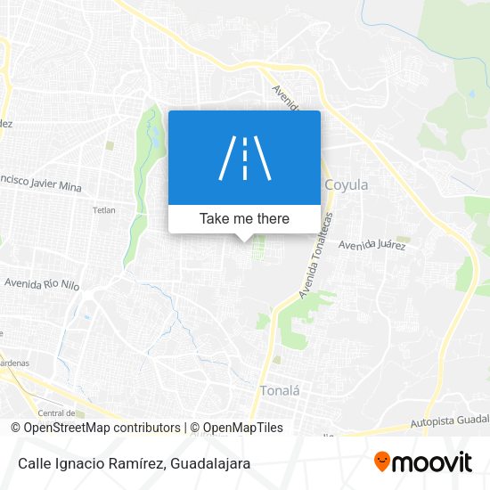 Calle Ignacio Ramírez map