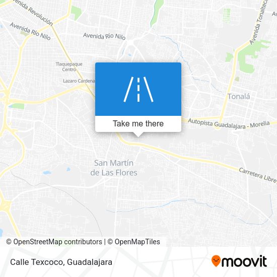 Calle Texcoco map