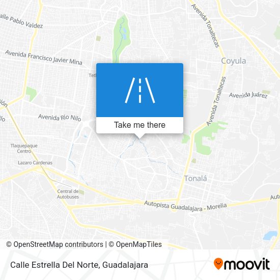 Calle Estrella Del Norte map