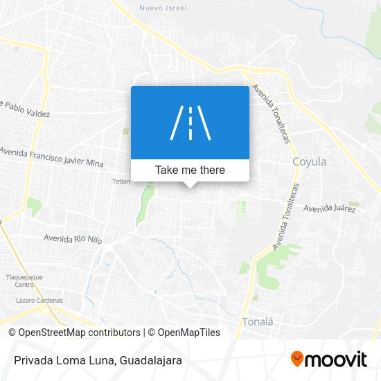 Mapa de Privada Loma Luna