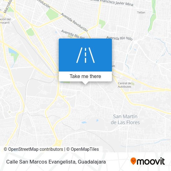 Calle San Marcos Evangelista map